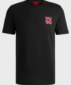 Hugo Dimoniti T-shirt Black