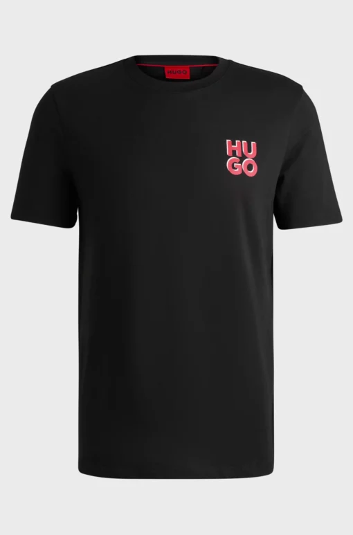 Hugo Dimoniti T-shirt Black