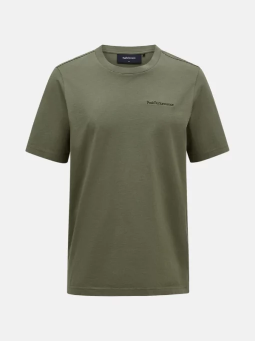 Peak Performance Original Small Logo Tee Men Pine Needle