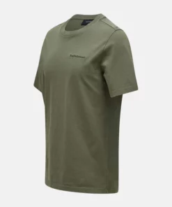 Peak Performance Original Small Logo Tee Men Pine Needle