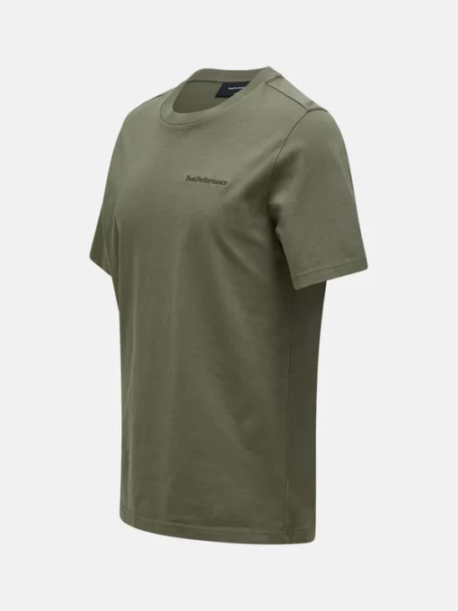 Peak Performance Original Small Logo Tee Men Pine Needle