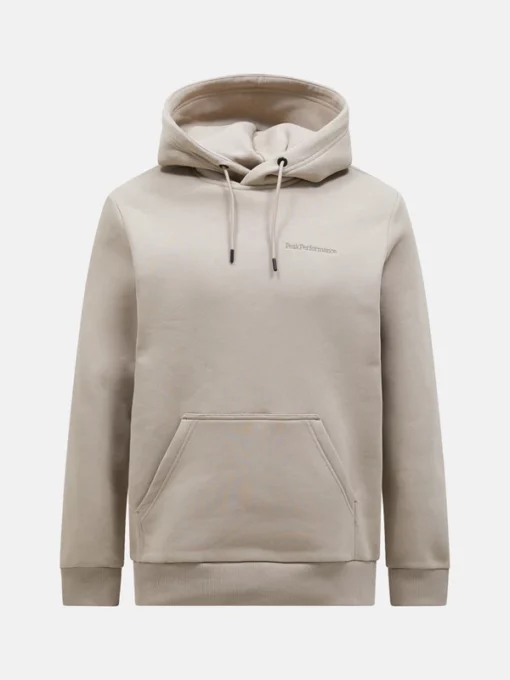 Peak Performance Original Small Logo Hood Men Avid Beige