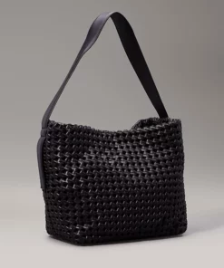Calvin Klein Braided Tote Bag Black