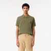 Lacoste Original L.12.12 Petit Pique Cotton Polo Shirt Khaki Green
