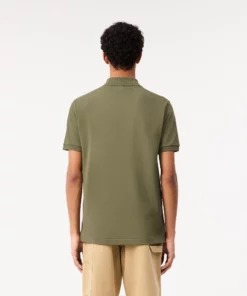 Lacoste Original L.12.12 Petit Pique Cotton Polo Shirt Khaki Green