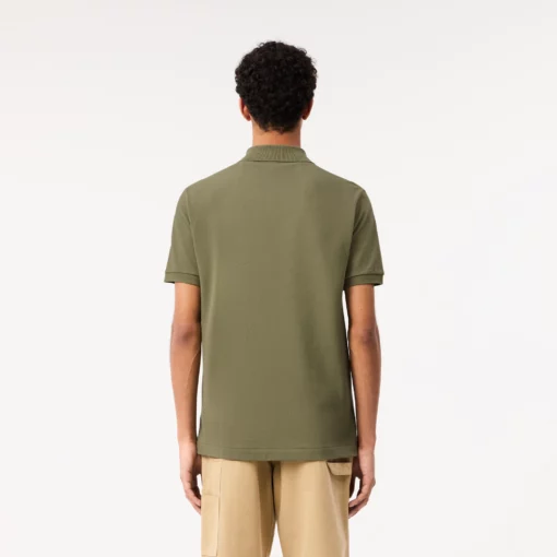 Lacoste Original L.12.12 Petit Pique Cotton Polo Shirt Khaki Green