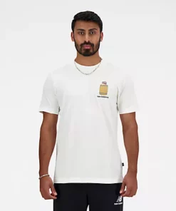 New Balance Sport Essentials Barrel Runner T-Shirt Sea Salt