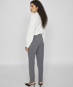 Vila Varone Pants Medium Grey Melange