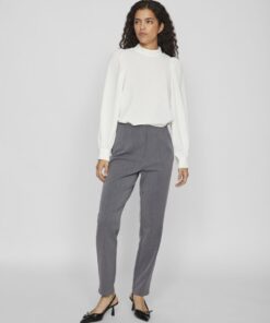 Vila Varone Pants Medium Grey Melange