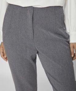 Vila Varone Pants Medium Grey Melange