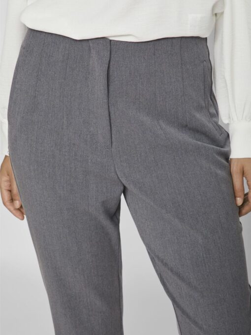 Vila Varone Pants Medium Grey Melange
