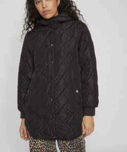 Vila Jade Hooded Jacket Black