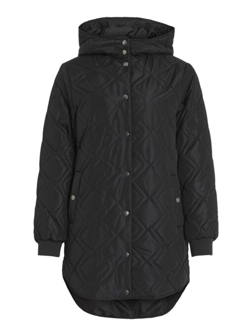 Vila Jade Hooded Jacket Black