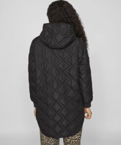 Vila Jade Hooded Jacket Black