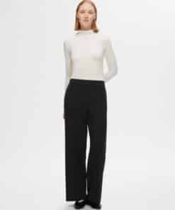 Selected Femme Tara Wide Pant Black