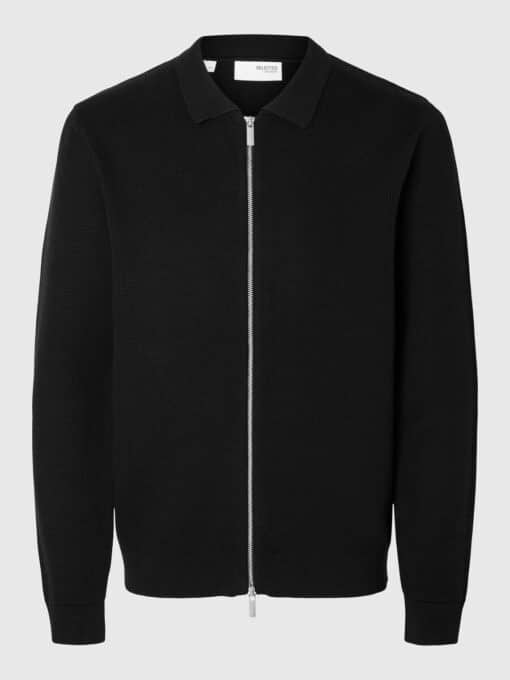 Selected Homme Dane Structure Cardigan Black