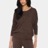 Saint Tropez Milasz Pullover Dark Oak Melange