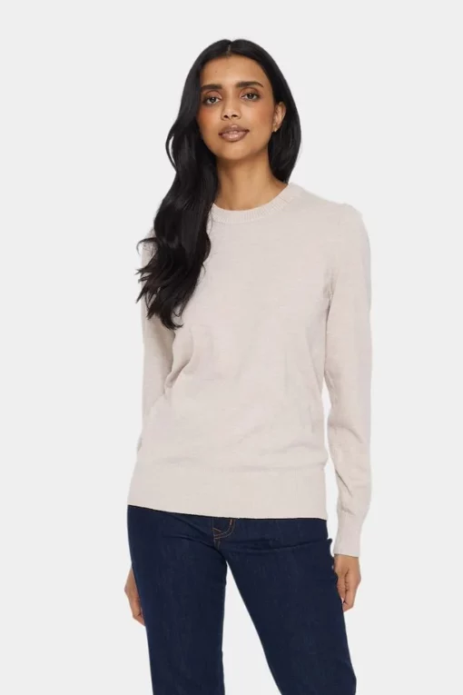 Saint Tropez Milasz Pullover Gray Morn Melange
