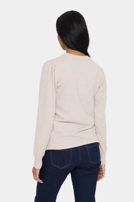 Saint Tropez Milasz Pullover Gray Morn Melange