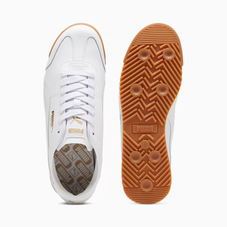 Puma roma white gum best sale