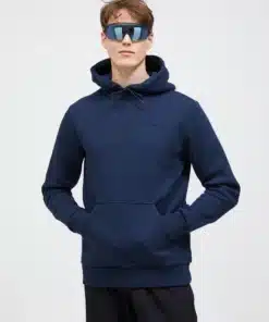 Peak Performance Original Small Logo Hood Men Blue Shadow