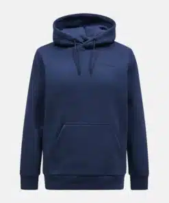 Peak Performance Original Small Logo Hood Men Blue Shadow