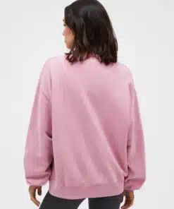 Peak Performance Cotton Terry Crew Women Bitter Root
