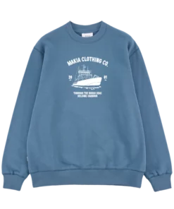 Makia Urho Sweatshirt Ocean Blue