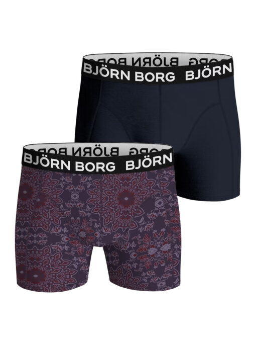 Björn Borg Bamboo Boxer 2-pack Navy/Print