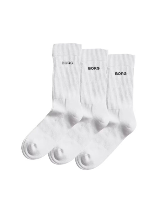 Björn Borg Essential Crew Socks 3-pack White