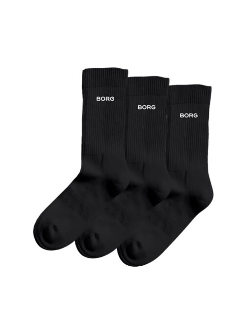 Björn Borg Essential Crew Socks 3-pack Black