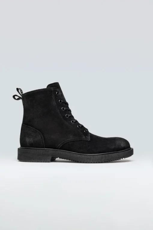 Sneaky Steve Ben Suede Shoe Black