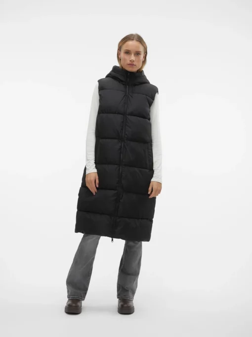 Vero Moda Ligaane Waistcoat Black