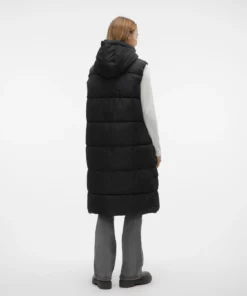 Vero Moda Ligaane Waistcoat Black