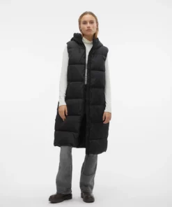 Vero Moda Ligaane Waistcoat Black