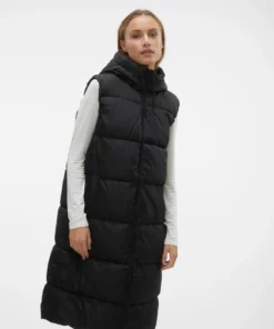 Vero Moda Ligaane Waistcoat Black