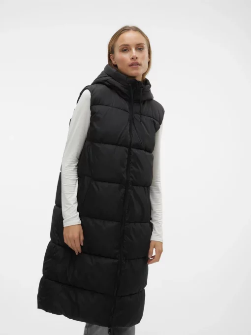 Vero Moda Ligaane Waistcoat Black