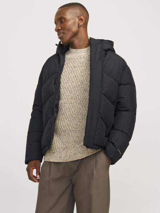Jack&Jones World Puffer Jacket Black