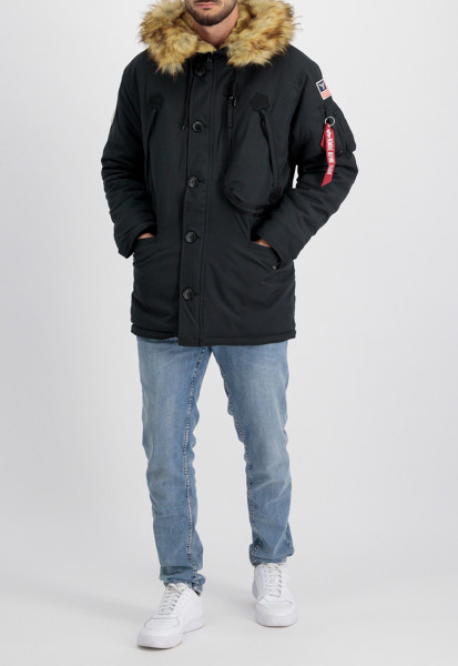 Buy Alpha Industries Polar Jacket Black Scandinavian Fashion Store