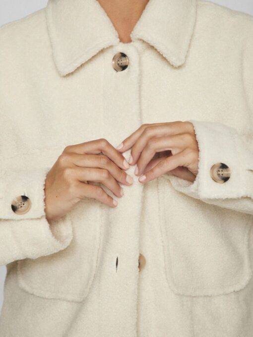 Vila Darya Teddy Jacket Birch