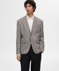 Selected Homme Odell Twill Blazer Sand