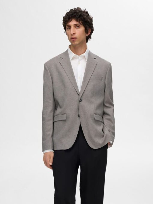 Selected Homme Odell Twill Blazer Sand