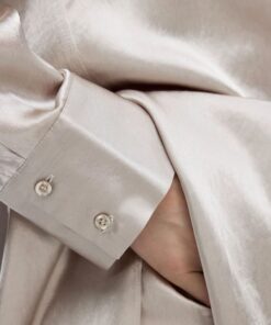 Selected Femme Selene Satin Shirt Dove
