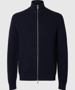 Selected Homme Dane Full Zip Cardigan Sky Captain