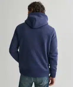 Gant Reg Shield Hoodie Dk Jeansblue Melange