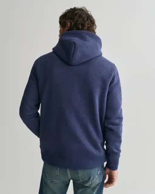 Gant Reg Shield Hoodie Dk Jeansblue Melange