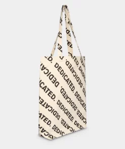 Dedicated Tote Bag Torekov Logo Pattern Off White