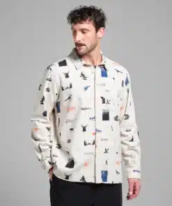 Dedicated Shirt Rute Flannel In The Woods Oat White