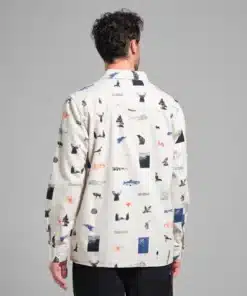 Dedicated Shirt Rute Flannel In The Woods Oat White