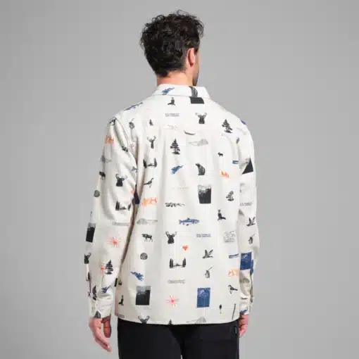 Dedicated Shirt Rute Flannel In The Woods Oat White
